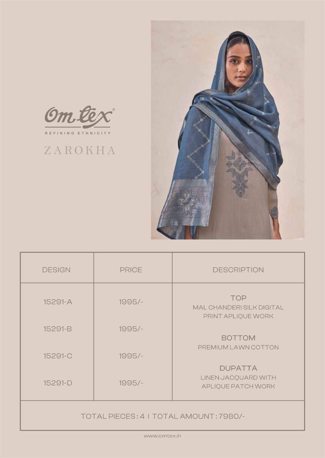 ZAROKHA 15291 Series By Om Tex Beautiful Festive Suits Stylish Colorful Fancy Casual Wear & Ethnic Wear MAL CHANDERI SILK DIGITAL Dresses At Wholesale Price